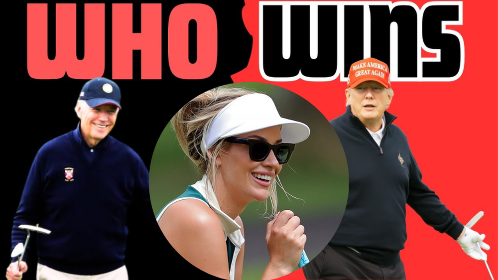 Paige Spiranac Wants Tune In For Trump-Biden Golf Match